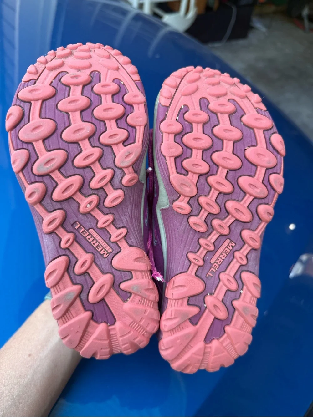 Merrell Kids Pink and Purple Trail Boots